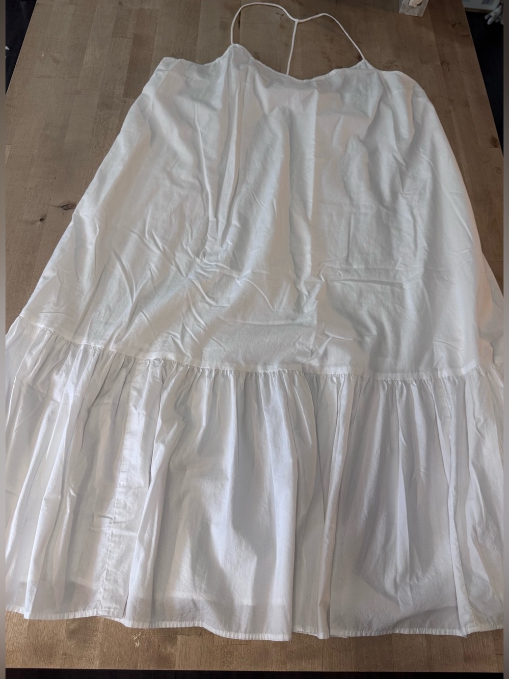 Haven Well Within White Tiered T-back Maxi Dress
